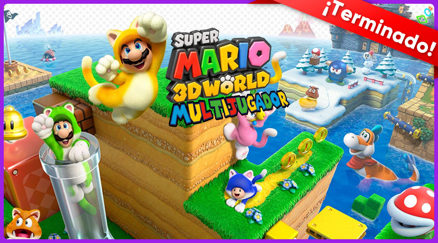 Super Maro 3D World + Bowser's Fury Multijugador